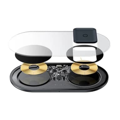 Baseus Simple 2in1 Wireless Charger Turbo Edition 24W-4