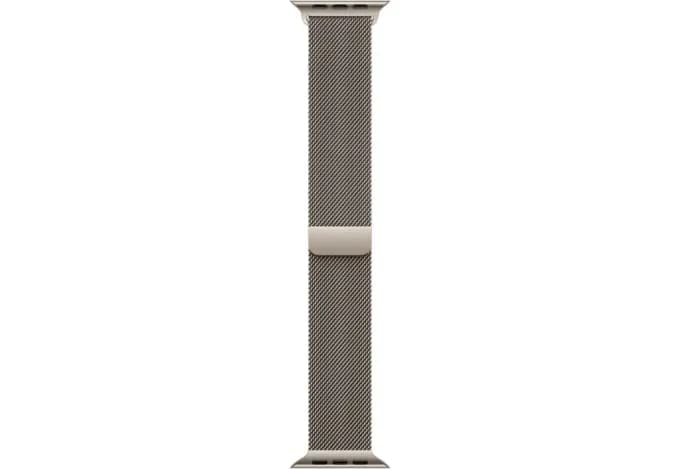 Apple Watch Series 11 46mm Natural Titanium Case with Natural Milanese Loop-2