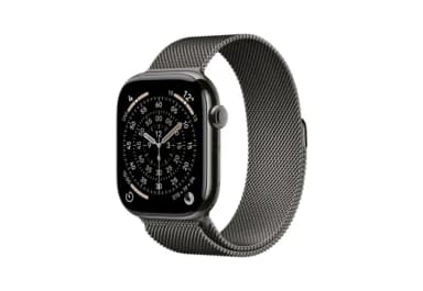 Apple Watch Series 11 46mm Slate Titanium Case with Slate Milanese Loop-2