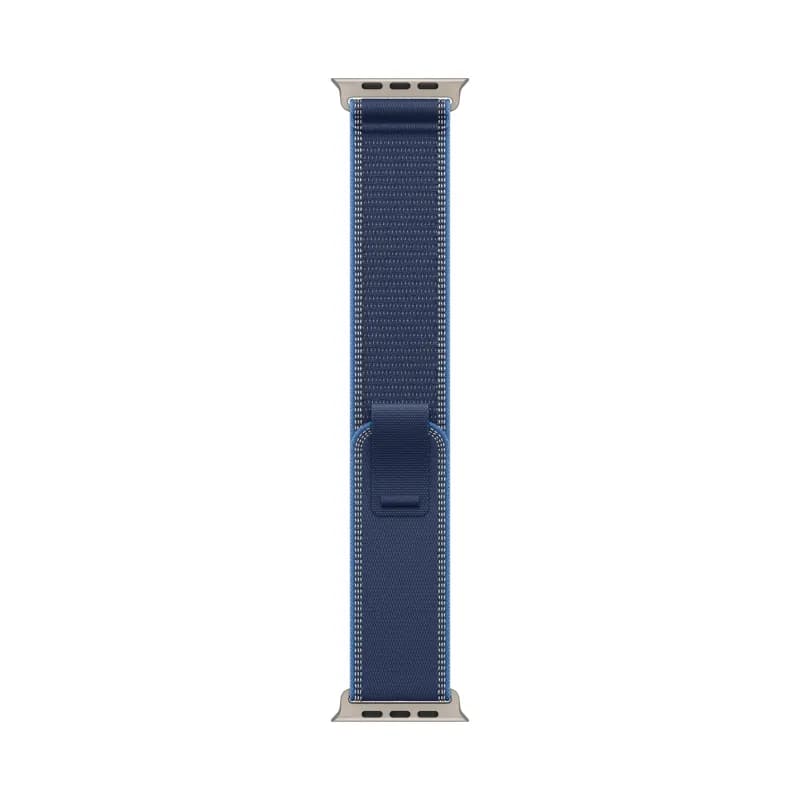 Apple Watch Ultra 3 49mm Natural Titanium Bright Blue Trail Loop-2