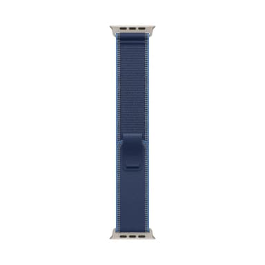 Apple Watch Ultra 3 49mm Natural Titanium Bright Blue Trail Loop-3