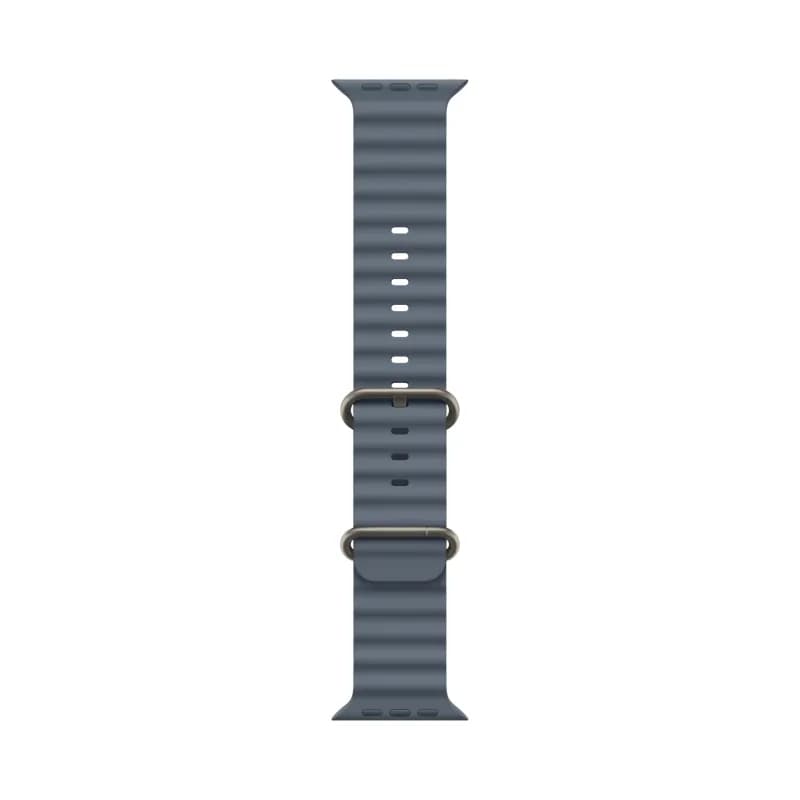 Apple Watch Ultra 3 49mm Natural Titanium Anchor Blue Ocean Band-2