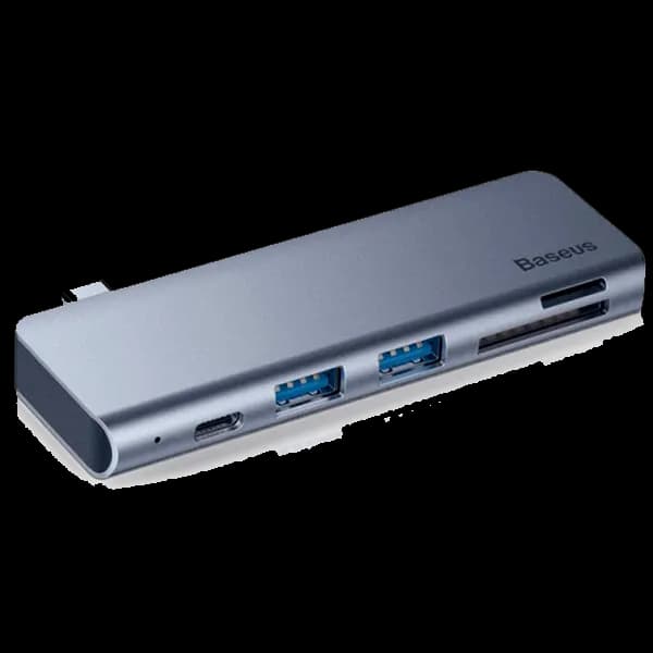 Baseus Type-C to USB3.0x2/SD/TF/Type-C PD для MacBook Pro