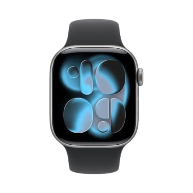 Apple Watch Series 11 46 mm Space Grey Aluminium Black Sport Band-2