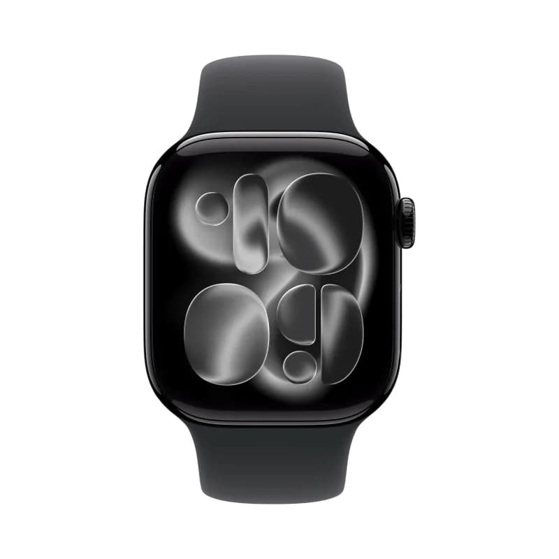 Apple Watch Series 11 42 mm Jet Black Aluminum Black Sport Band-1