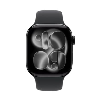 Apple Watch Series 11 42 mm Jet Black Aluminum Black Sport Band-2