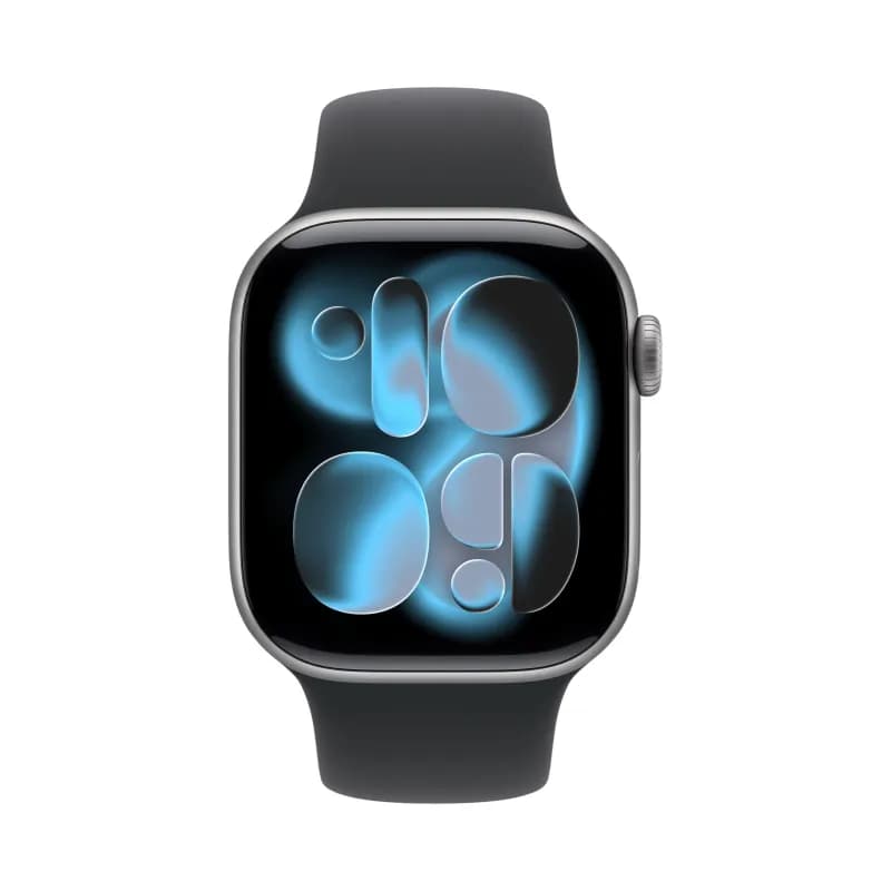 Apple Watch Series 11 42 mm Space Gray Aluminium Black Sport Band -1
