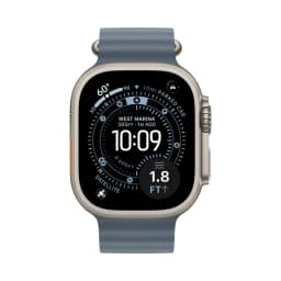 Apple Watch Ultra 3 49mm Natural Titanium Anchor Blue Ocean Band