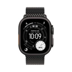 Apple Watch Ultra 3 49mm Black Titanium Milanese Loop 
