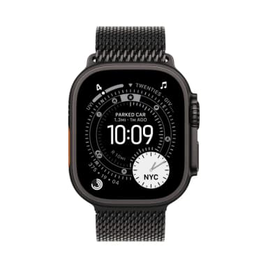 Apple Watch Ultra 3 49mm Black Titanium Milanese Loop -2