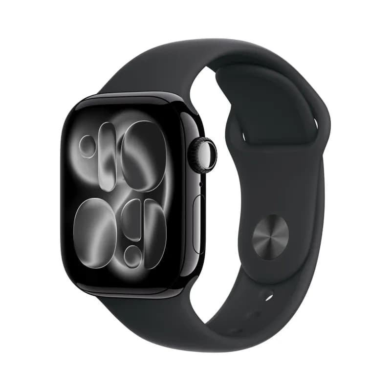 Apple Watch Series 11 46 mm Jet Black Aluminum Black Sport Band -0