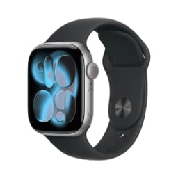 Apple Watch Series 11 42 mm Space Gray Aluminium Black Sport Band 