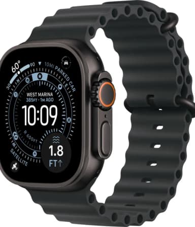 Apple Watch Ultra 3 49mm Black Titanium Black Ocean Band-1