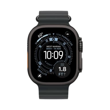 Apple Watch Ultra 3 49mm Black Titanium Black Ocean Band-2