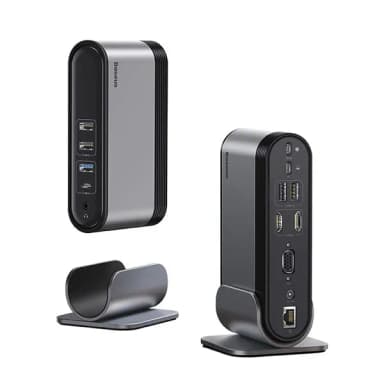 Baseus UnionJoy 17-Port Triple-Display Docking Station-4