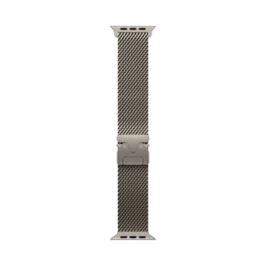 Apple Watch Ultra 3 49mm Natural Titanium Milanese Natural Loop-3