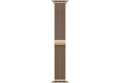 Apple Watch Series 11 46mm Gold Titanium Case with Gold Milanese Loop-3