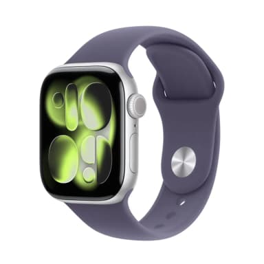 Apple Watch Series 11 46 mm Silver Aluminium Purple Fog Sport Band-1