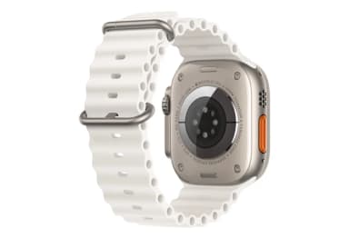 Apple Watch Ultra 2 49mm titanium case with white  ocean band-3