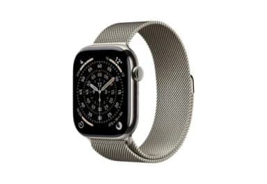 Apple Watch Series 11 46mm Natural Titanium Case with Natural Milanese Loop-2