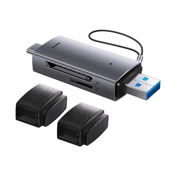 Baseus Lite Series USB-A & Type-C to SD/TF Card Reader-1