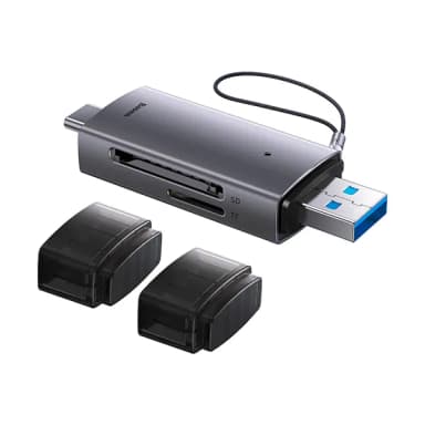 Baseus Lite Series USB-A & Type-C to SD/TF Card Reader-2